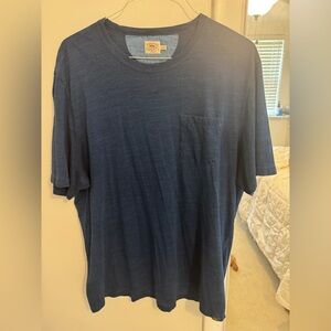 Faherty Men's Navy T-Shirt XXL
